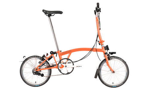 Brompton Faltrad C Line Utility Fire Coral High Kultrad Berlin