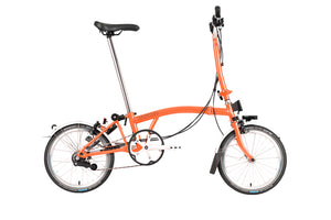Brompton Faltrad C Line Utility Fire Coral High Kultrad Berlin