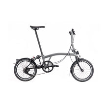 Brompton Faltrad P Line Urban Storm Grey Metallic Low