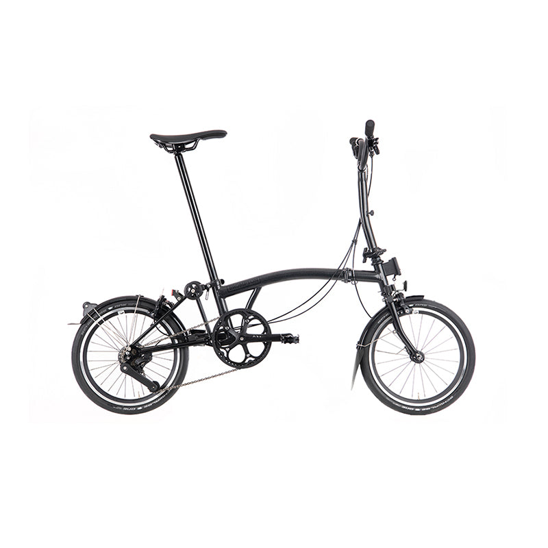 Brompton Faltrad P Line Urban Midnight Black Metallic Mid – KULTRAD