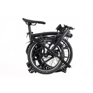 Brompton Faltrad P Line Urban Midnight Black Metallic Low