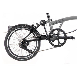 Brompton Faltrad P Line Urban Storm Grey Metallic Mid